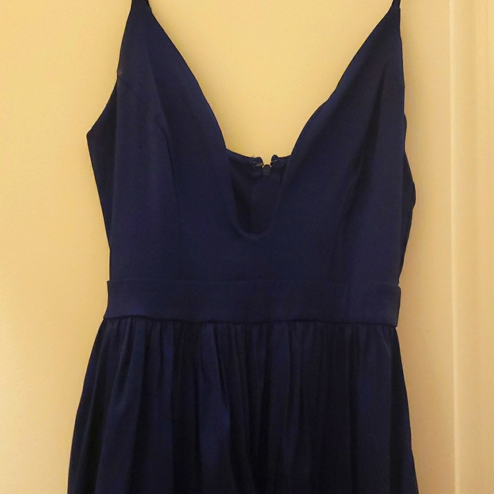 Blue prom dress